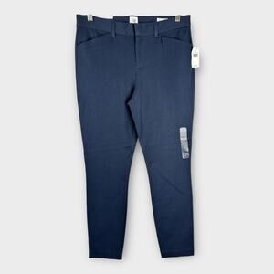 Gap Womens size 6 Skinny Ankle Blue Pants NEW Bi Stretch Weave
